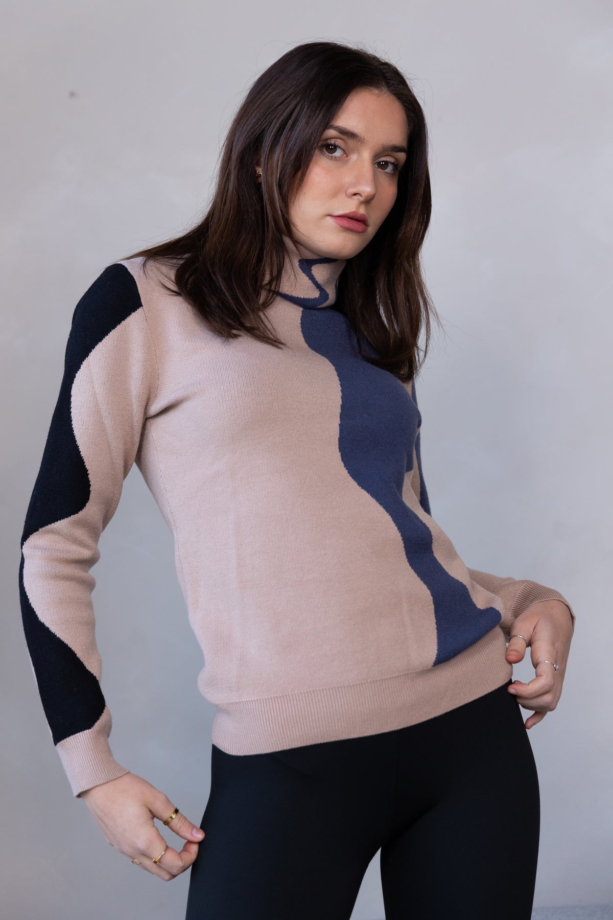 Elegant Turtleneck Winter Knitwear