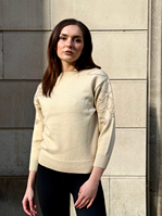 Relaxed Fit Round Neck Knit Top