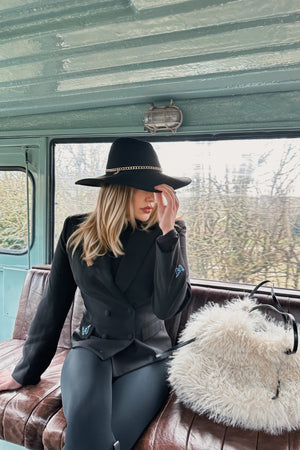 Butterfly-Detail Blazer