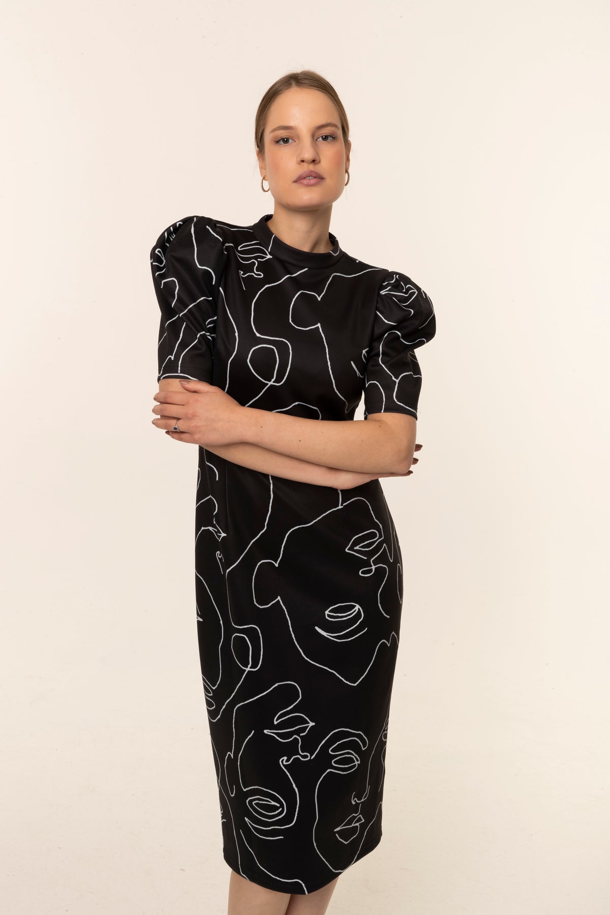 Printed Midi Dress online