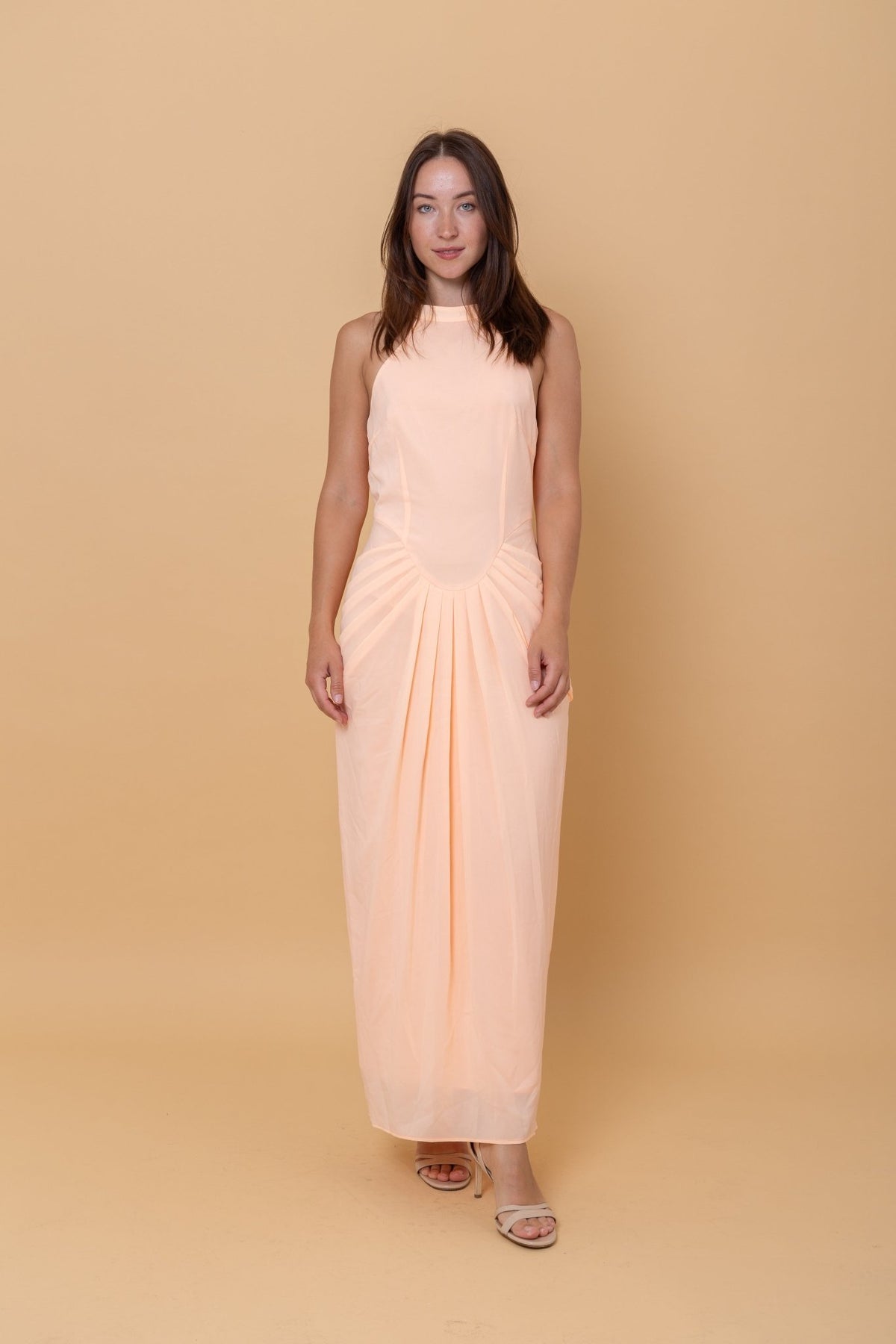 Peach Maxi Dress online 