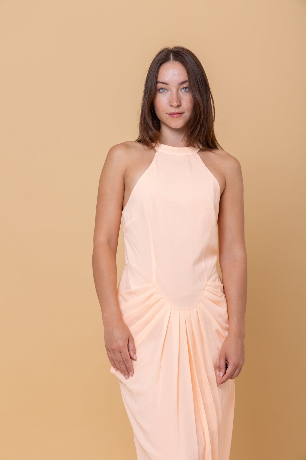 Peach Maxi Dress online