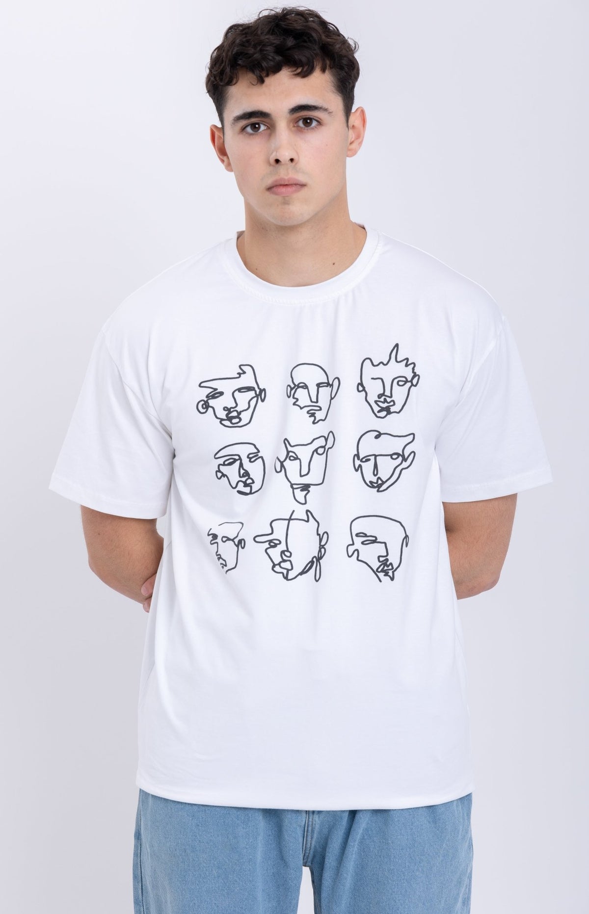 Faces T-Shirt – White - #GT#