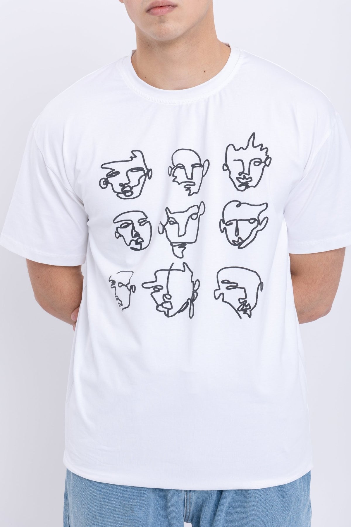 Faces T-Shirt – White - #GT#