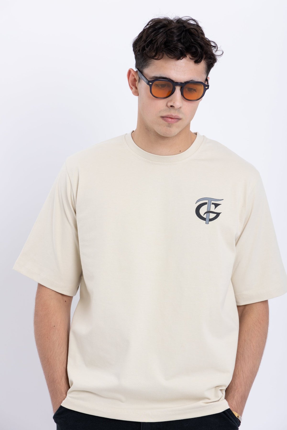 Sunflower Pot T-Shirt – Beige - #GT#